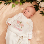 Personalized Flower Fairies™ Ivory Knitted Shawl