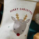 Personalised Small Rudolph Christmas Stocking