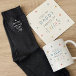 Personalised My Hero Father's Day Sock Gift Set