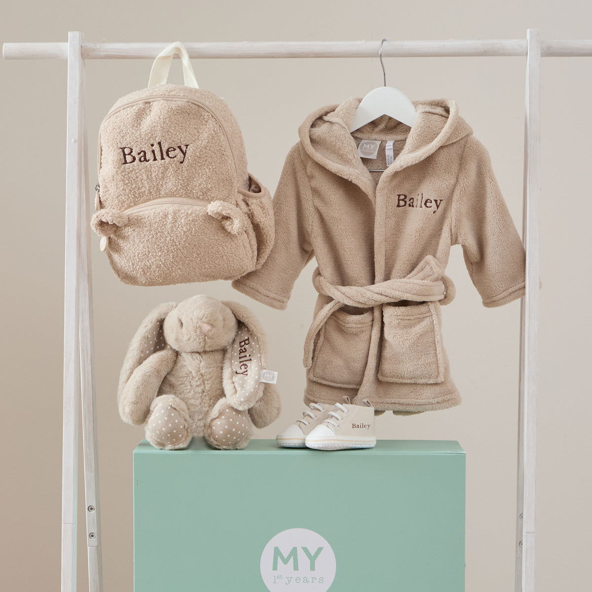 Personalised Oatmeal Best of My 1st Years Gift Set