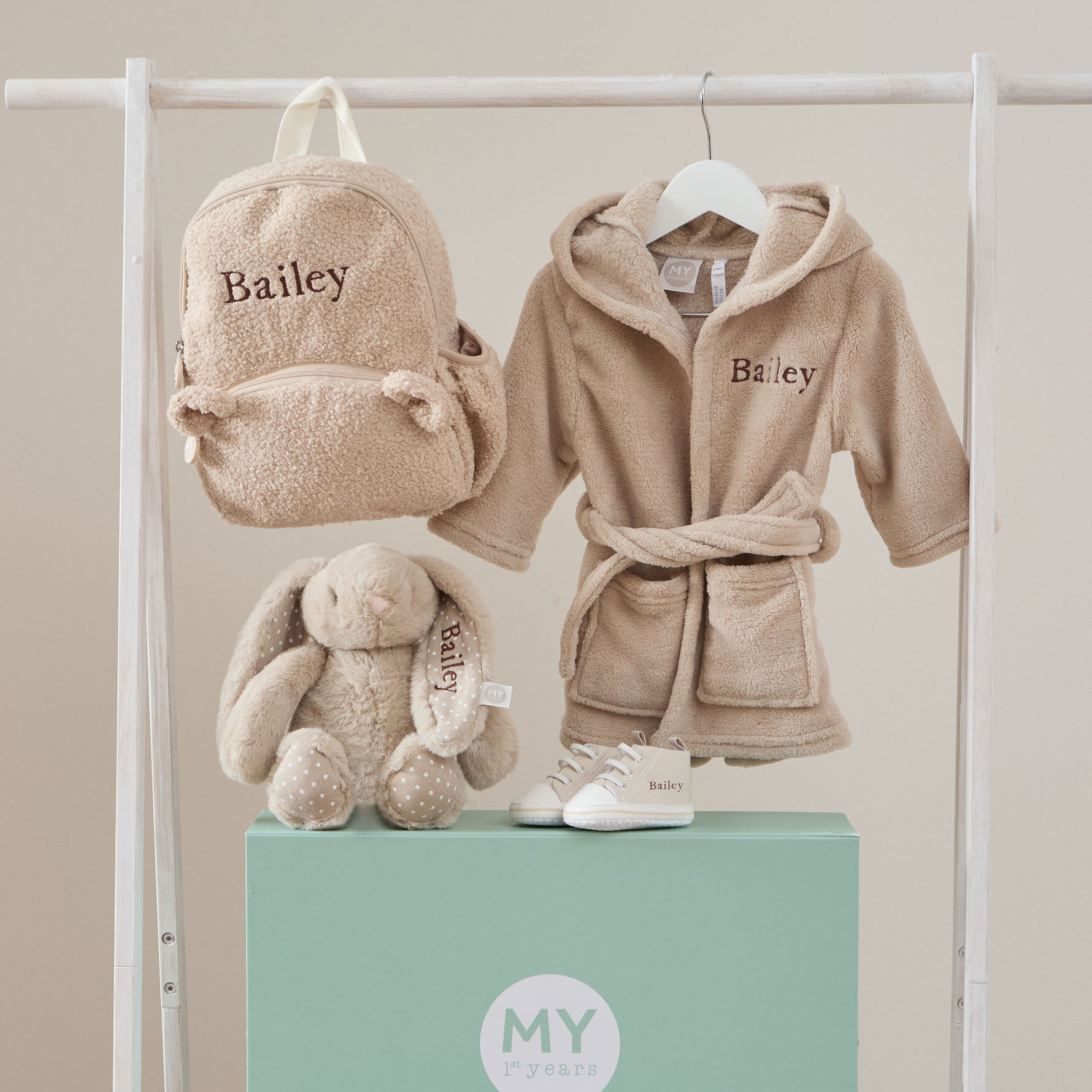 Personalised Oatmeal Best of My 1st Years Gift Set