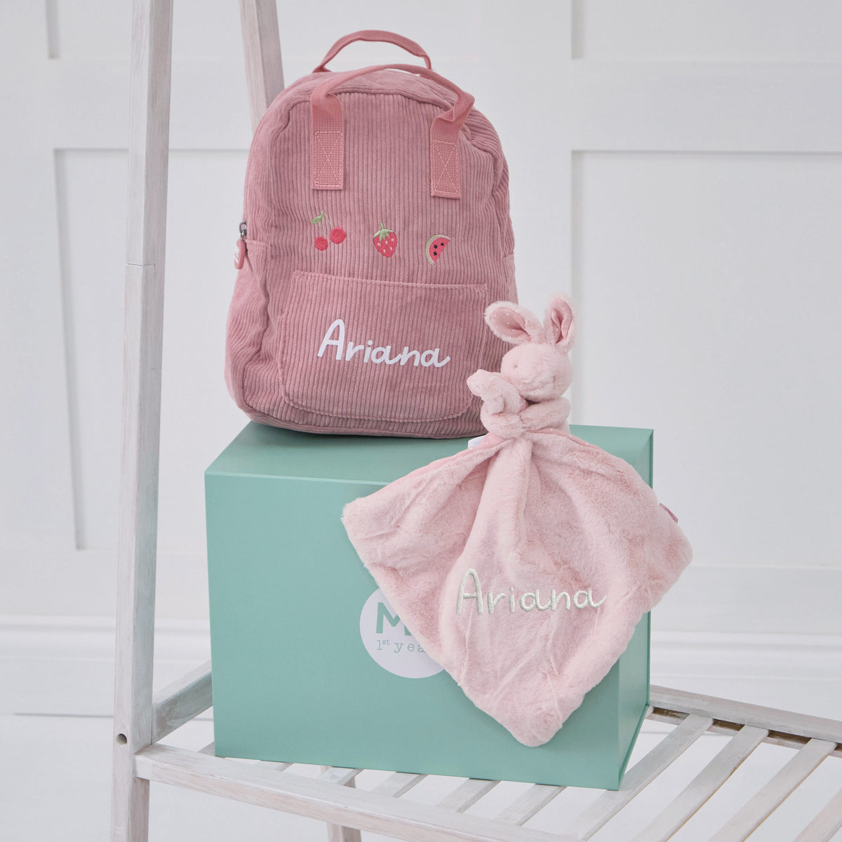 Personalized Pink Baby’s Day Out Gift Set