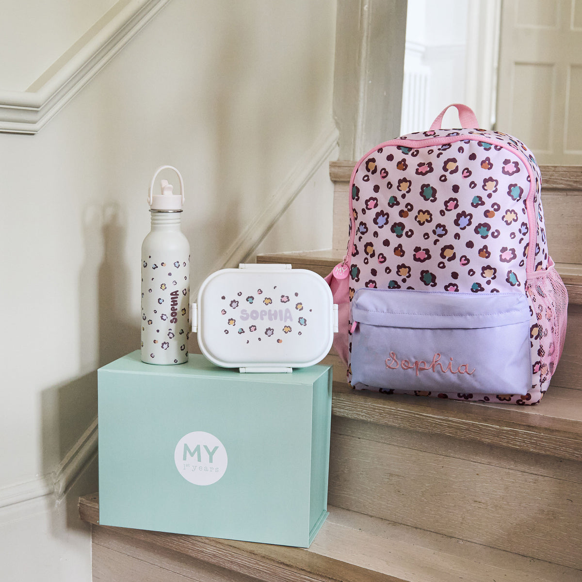 Personalised Leopard Print Lunchbox