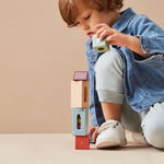 Personalised Just Bee Kids Wooden Sensory Blocks With Bag FSC®