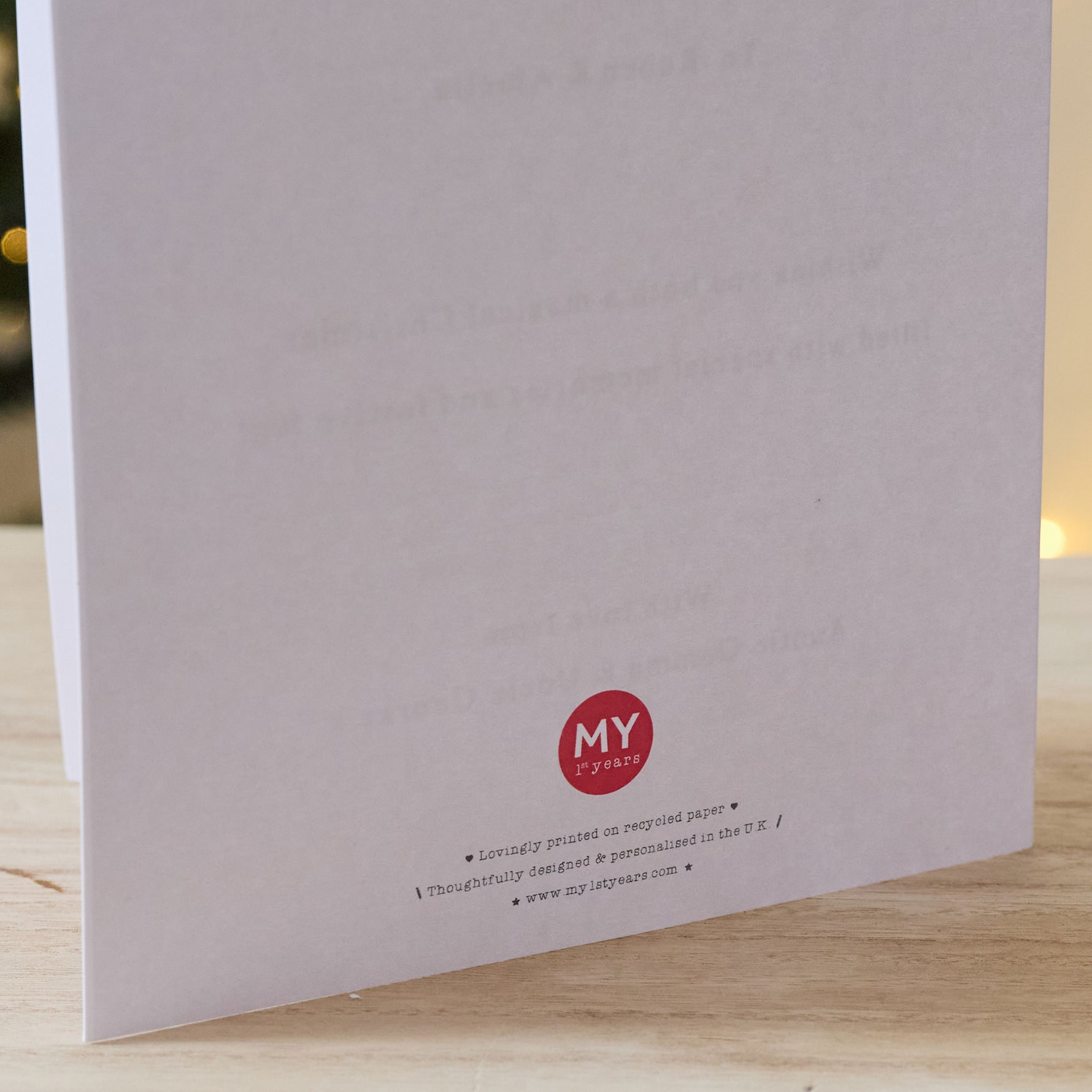Personalised For the One Who Believes Christmas Card
