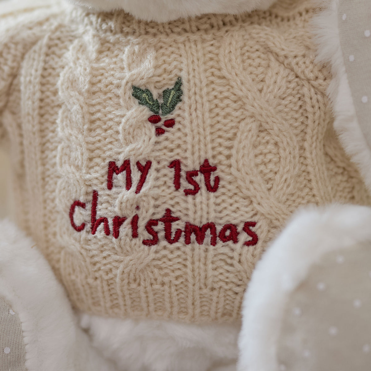 Personalised My 1st Christmas Bunny and Jumper
