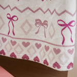 Personalised Pink Christmas Fleece Blanket
