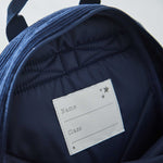 Personalised Navy Cord Mini Backpack