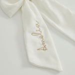 Personalised Ivory Hair Bow