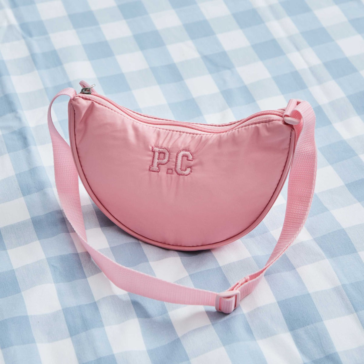 Personalised Pink Cross Body Bag