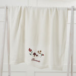 Personalised Autumn Ivory Shawl