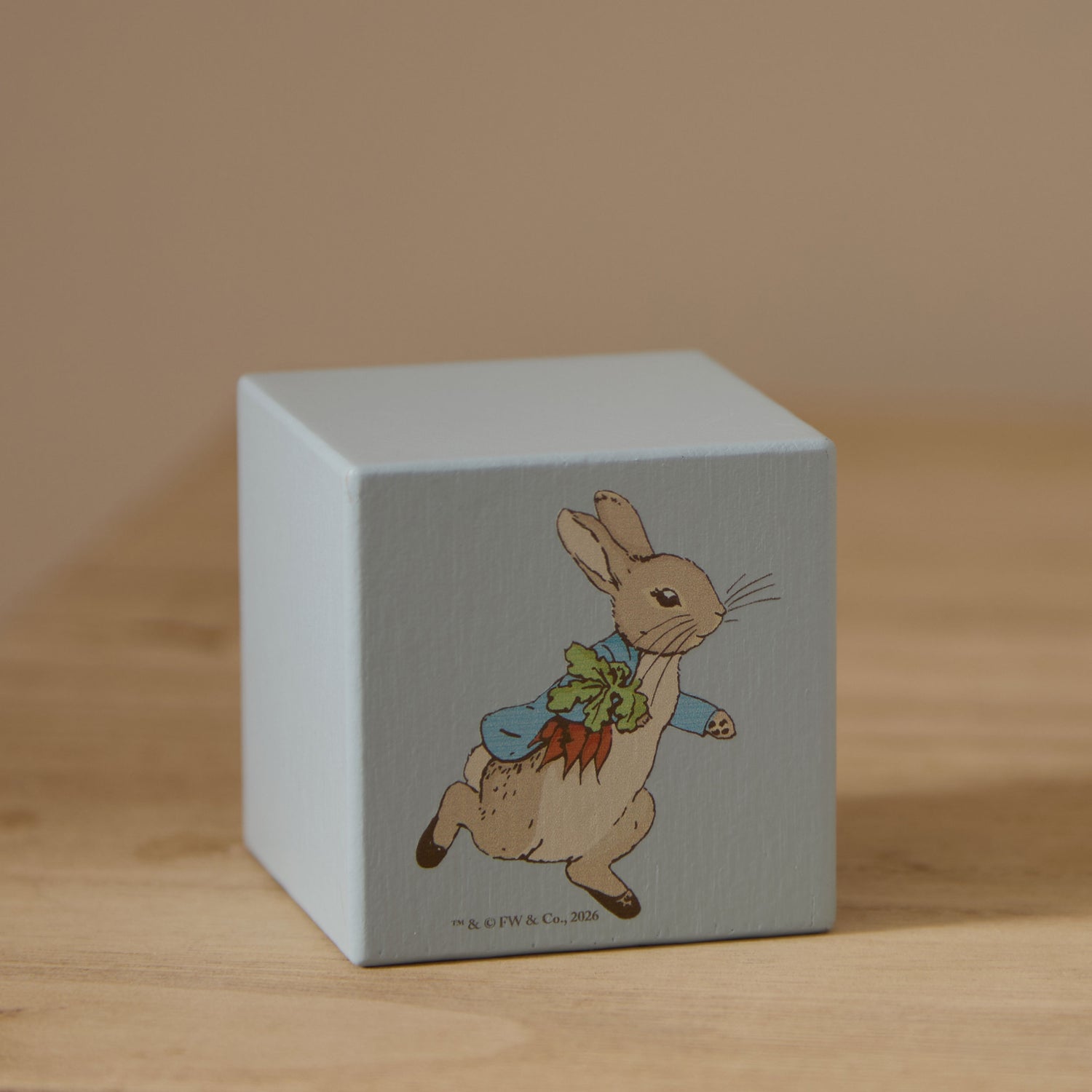 Peter Rabbit™ Blue Keepsake Block FSC®