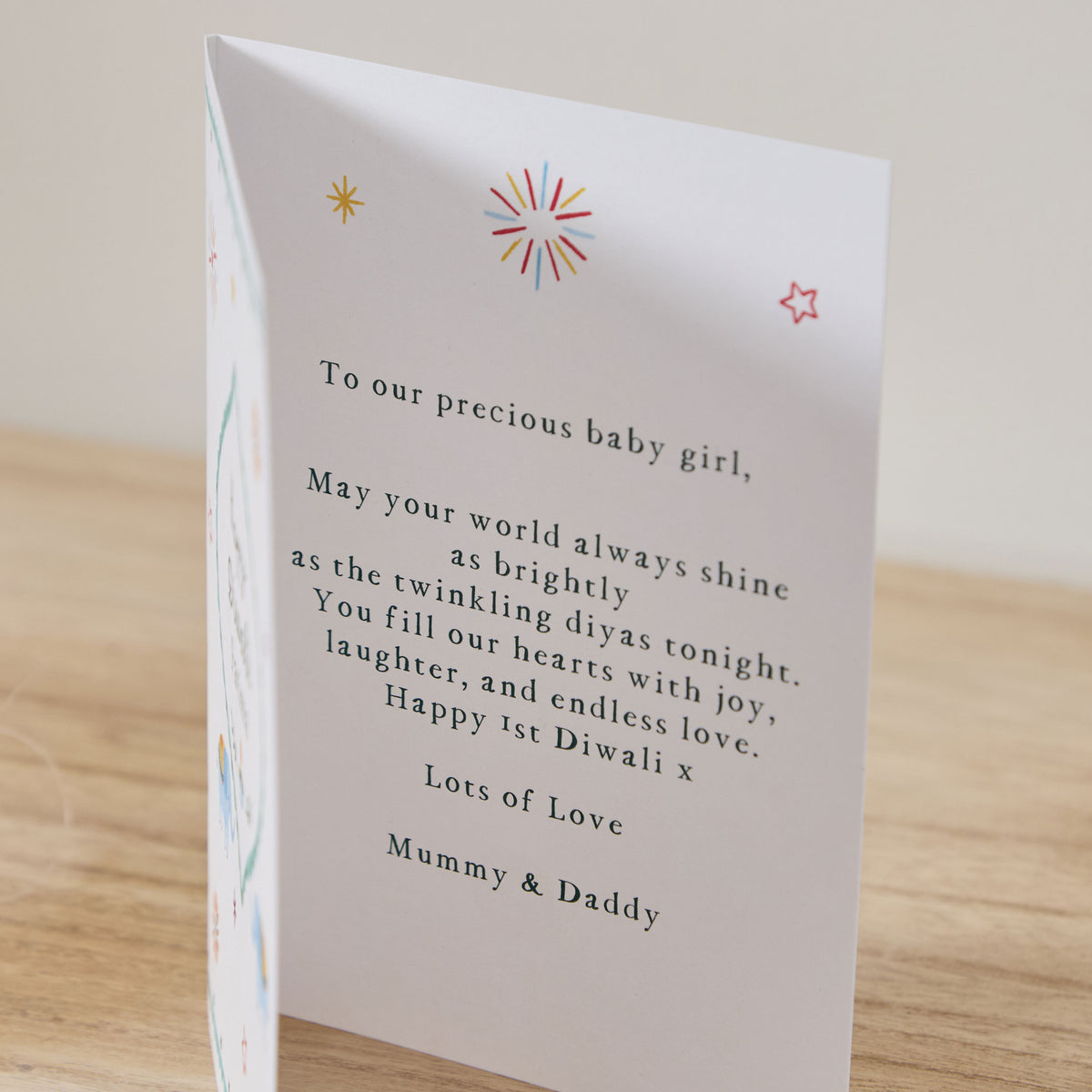 Personalised Happy Diwali Card
