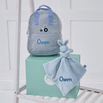 Personalized Blue Baby’s Day Out Gift Set