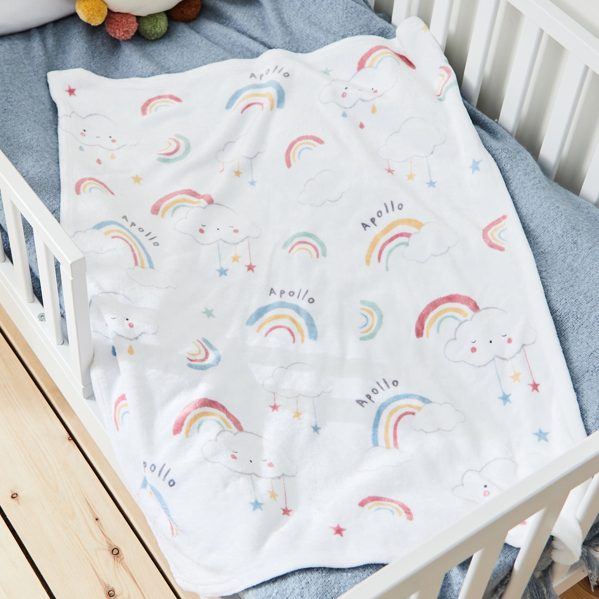 Personalized Pride & Joy Fleece Baby Blanket