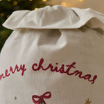 Personalised Cream Christmas Tree Sack