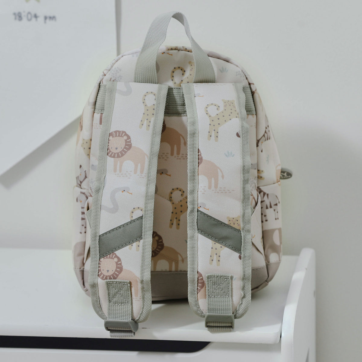 Personalised Neutral Safari Mini Backpack 