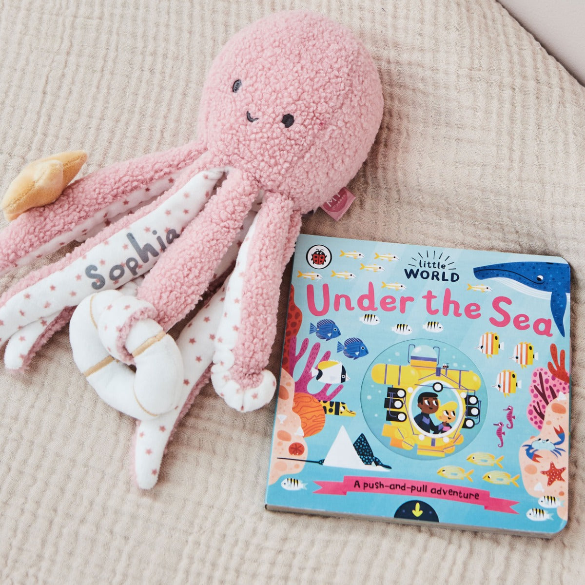 Personalised Under the Sea Read & Cuddle Gift Set