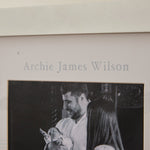 Personalised Blue Dove Christening Frame