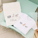 Personalised Born To Be Loved Naptime Baby Bundle