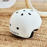Personalised White Banwood Classic Bicycle and Helmet