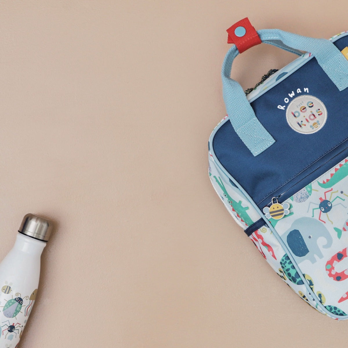 Just Bee Kids Animal Backpack and Water Bottle Set