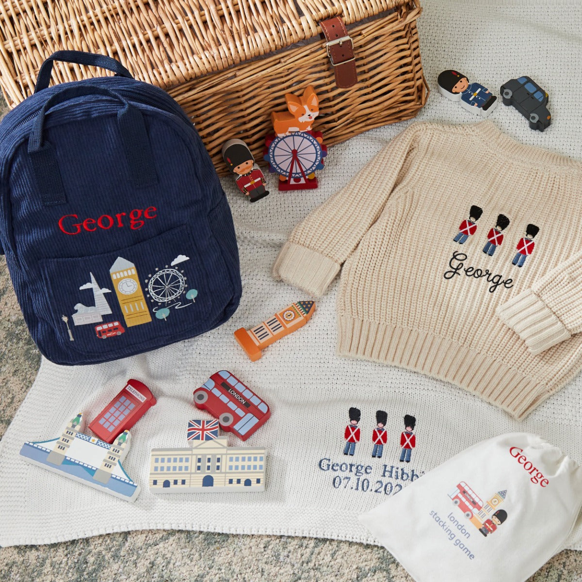 Harrods Exclusive Personalised Little Solider Hamper Gift Set