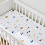 Personalised Transport Bedding Fitted Sheet 