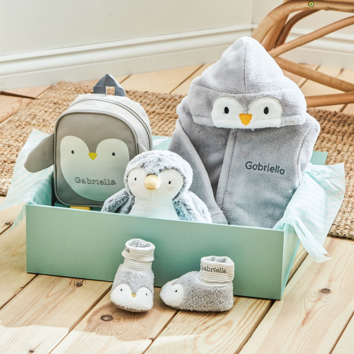Personalised Best of Penguin Gift Set