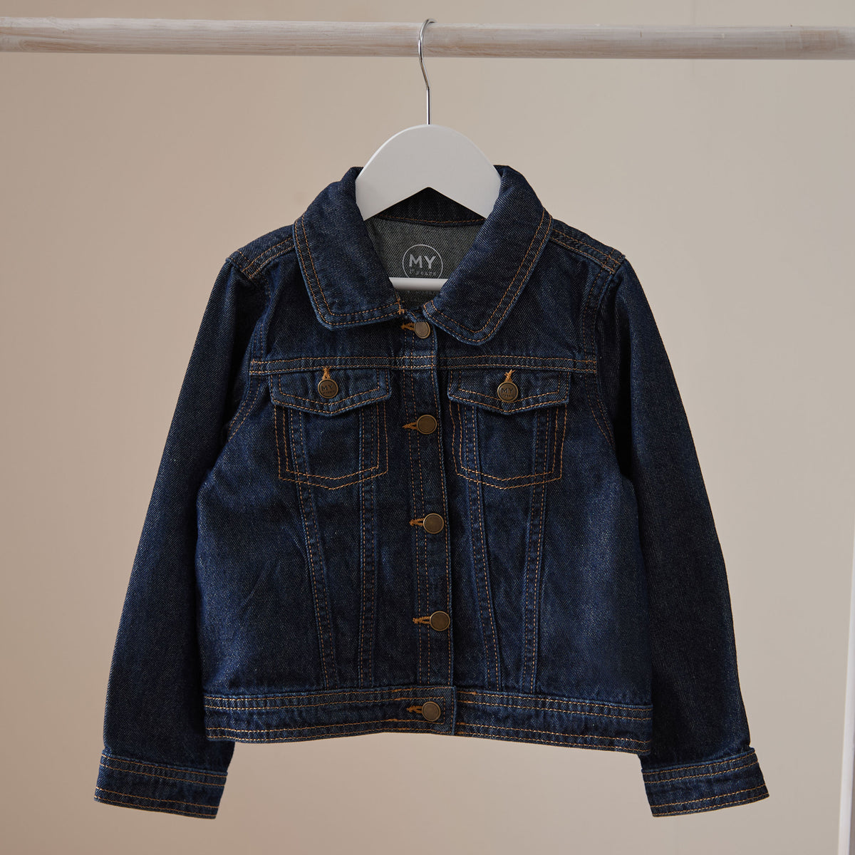 Personalised Celestial Indigo Denim Jacket