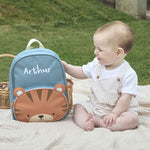 Personalised Tiger Pocket Mini Backpack