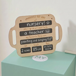Personalised 1st Day Of School Board FSC®