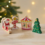 Personalised Christmas Village Wooden Block Set FSC®