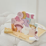 Personalised Pink Stacking Puzzle FSC®
