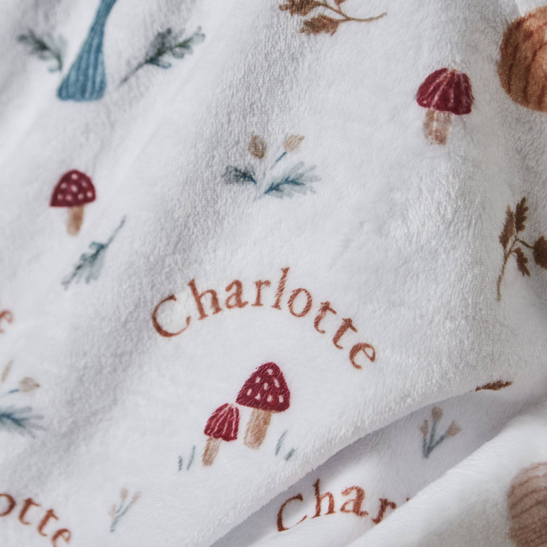 Personalised Children's Pumpkin Fleece Blanket