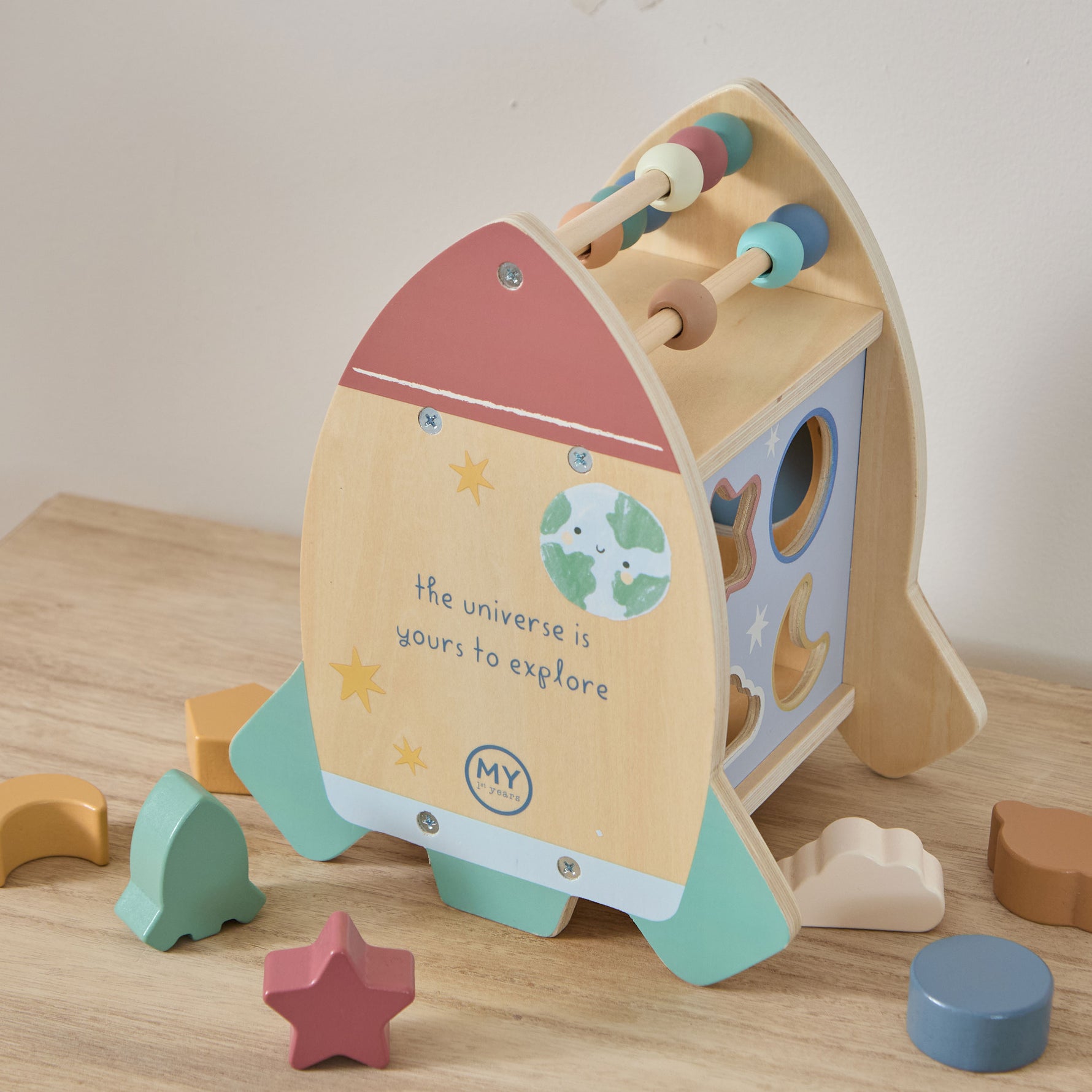Personalised Rocket Shape Sorter FSC®