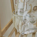 Personalised Neutral Safari Medium Backpack