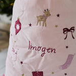 Personalised Pink Christmas Gift Sack