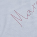 Personalized Sweet Pink Flower Jersey Blanket