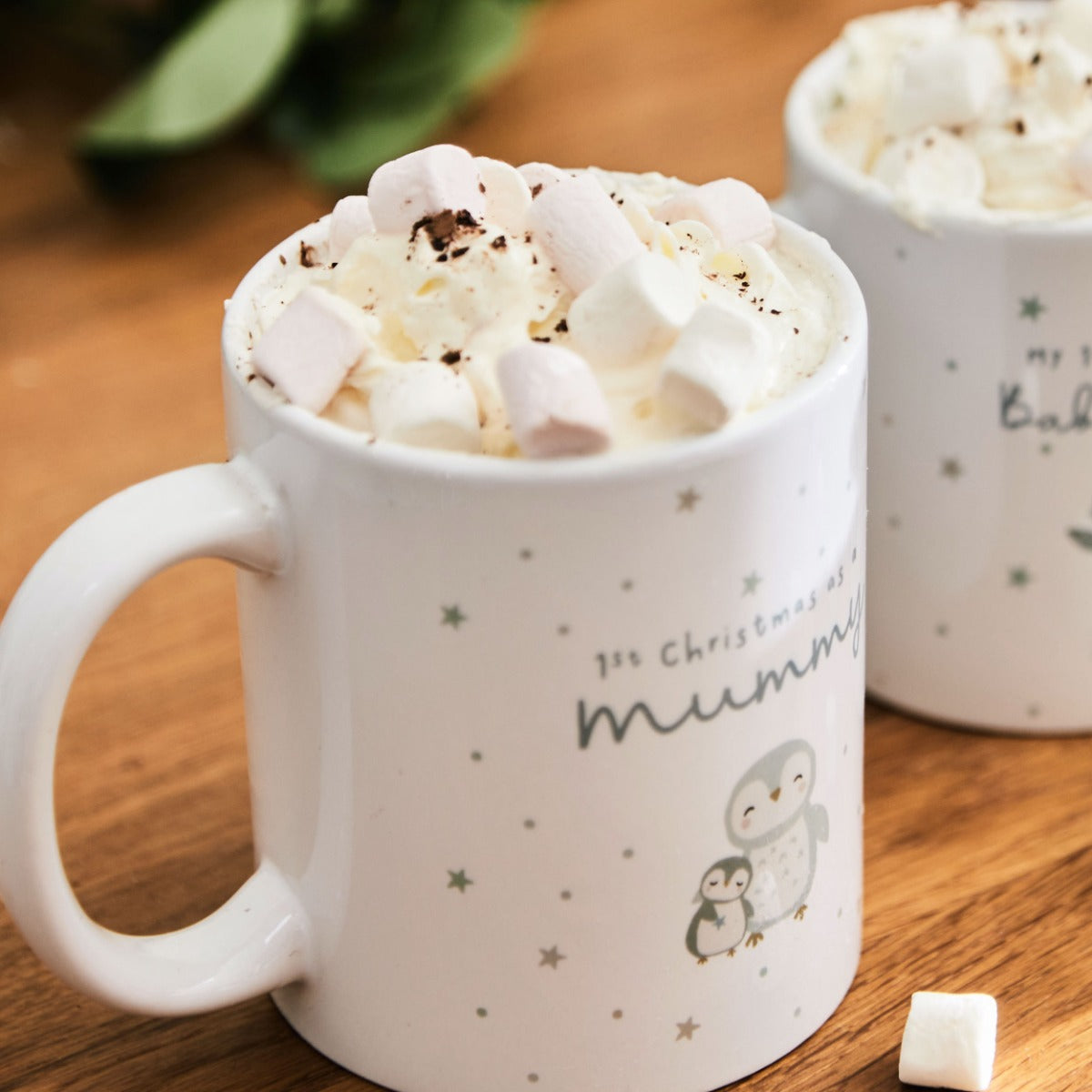 Personalised First Christmas Family Mug Set