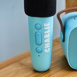 Lalarma Blue Karaoke Set with Microphone