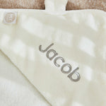 Personalized Large Ivory Hooded Bath Towel