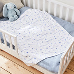 Personalized Blue Star Fleece Blanket 