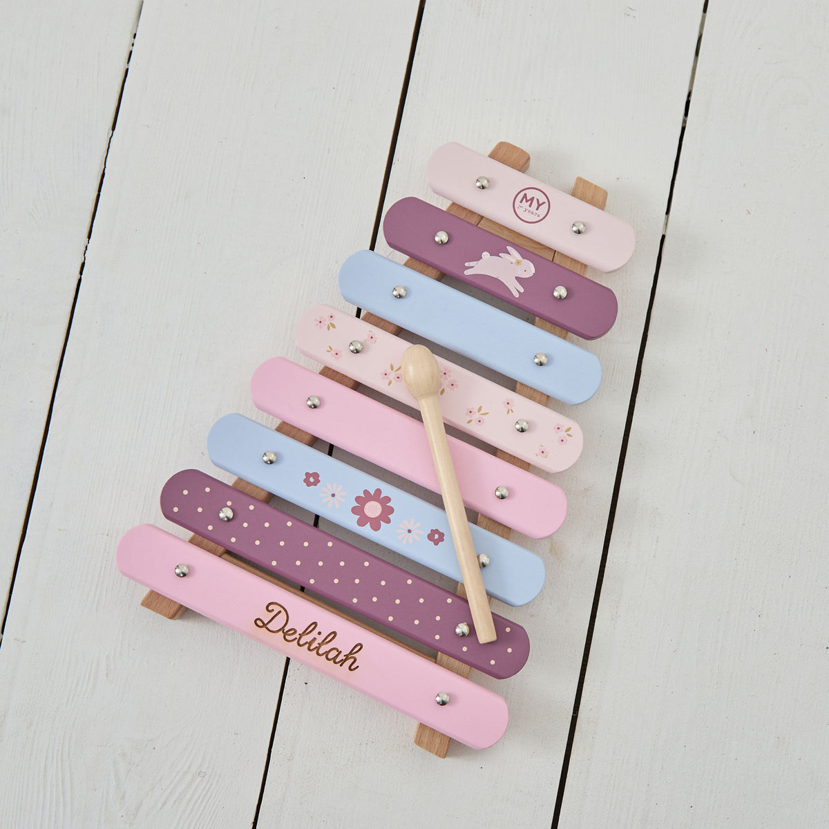 Personalised Pink Xylophone FSC®