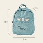 Personalised Sage Fun On The Farm Cord Mini Backpack