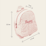 Personalised Pink Spot Tiny Backpack