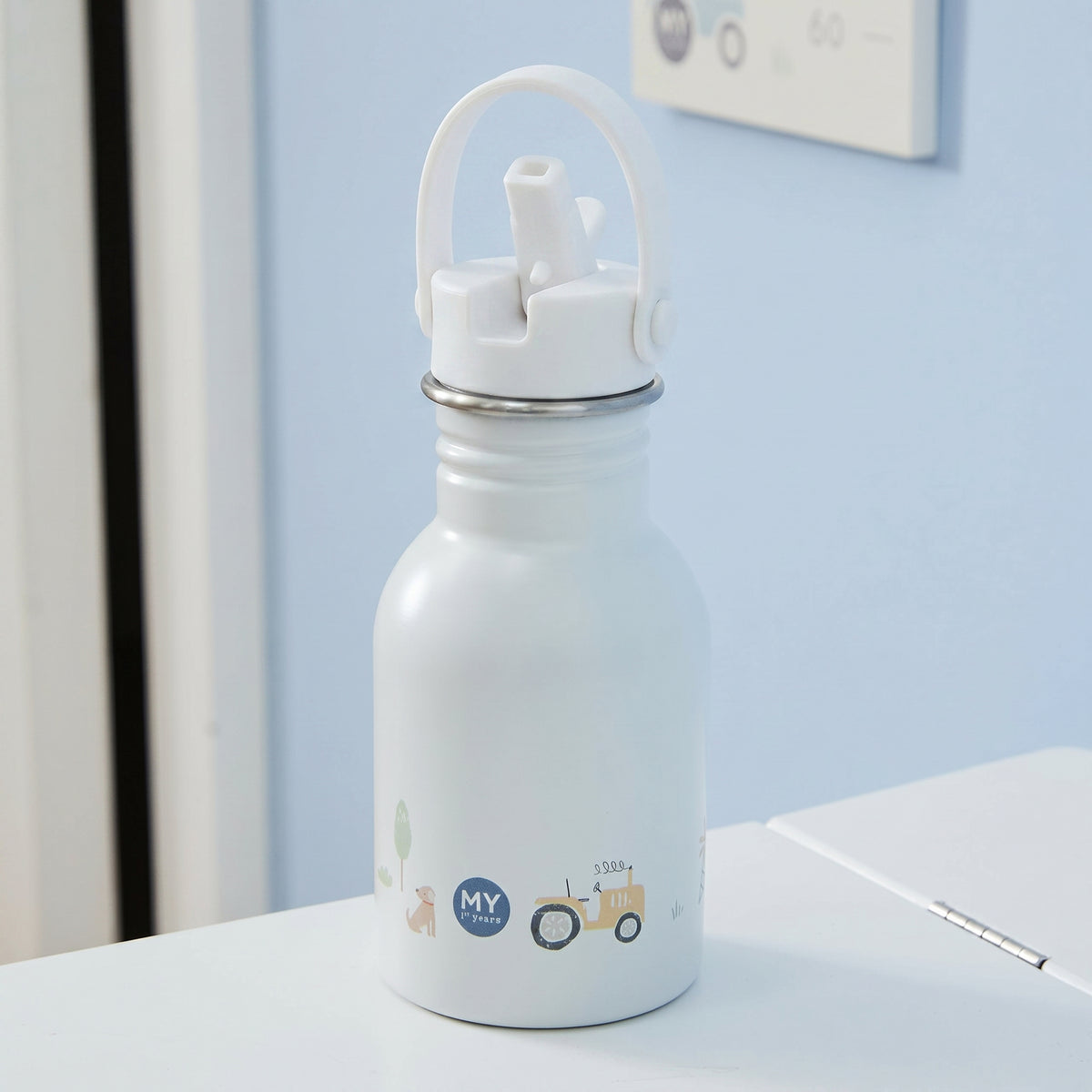 Personalised Tractor Water Bottle