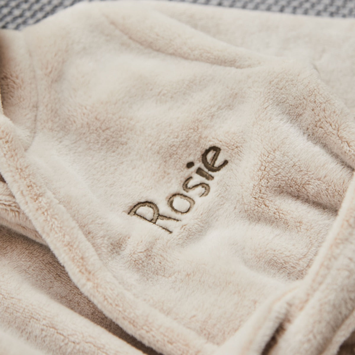 Personalised Reindeer Fleece Robe