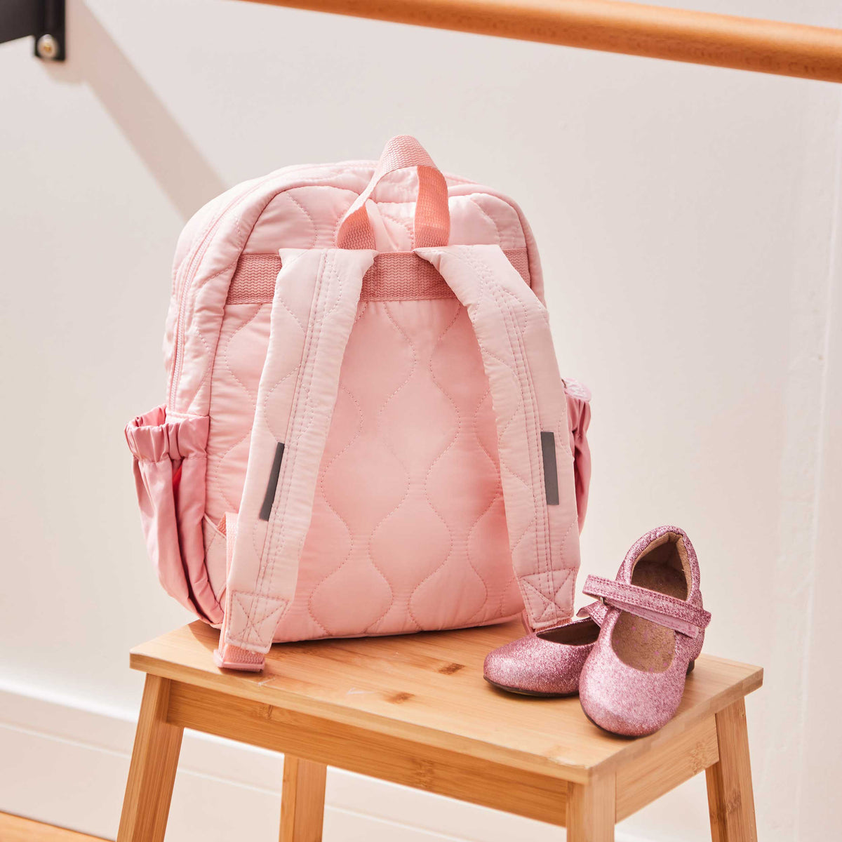 My Kids Personalised Mermaid Quilted Medium Backpack