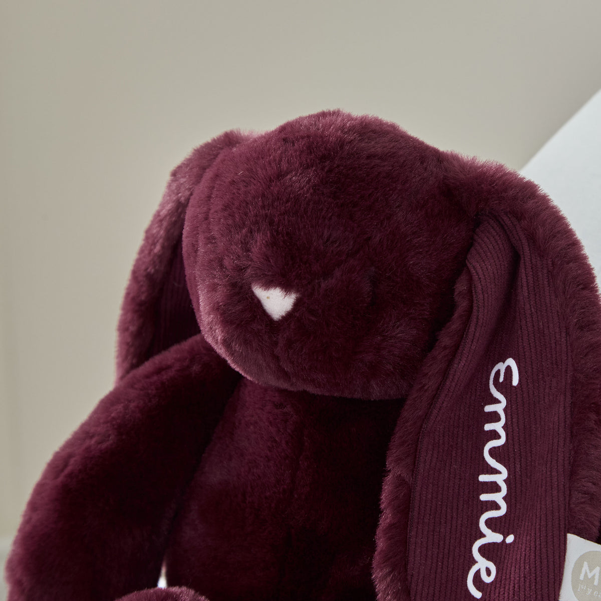 Personalised Mulberry Pie Bunny Soft Toy - Embroidered